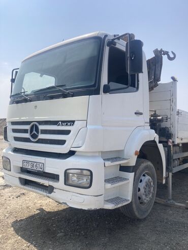 Прицепы для грузового транспорта: Mercedes-Benz Axor kranlı yük maşını icarəyə verilir Xüsusiyyətlər: -