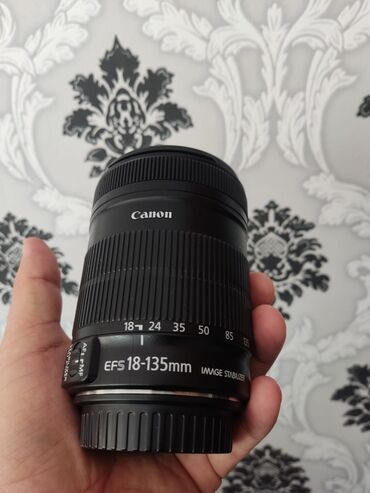 фотоаппарат canon бишкек: Объектив Canon 18-135mm is. Идеальное состояние. Покупали в Москве