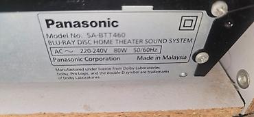 blu ray disk: Panasonic SA-BTT460 Blu‑ray Disc Home Theater Sound System - Model — 1