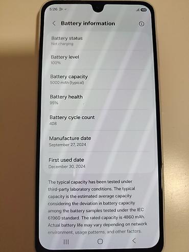 Samsung: Samsung Galaxy A34 5G – srebna boja Glavne karakteristike: - Ekran — 10