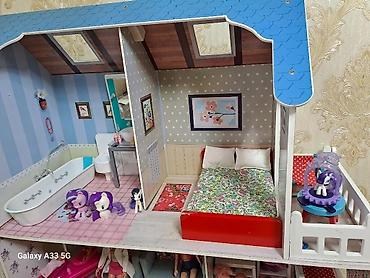 kassa oyuncaq: ItsImagical firmasının böyük kukla evi - 3 mərtəbəli, geniş planlı — 3