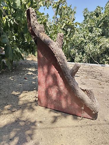 фонтан для сада: Bağ üçün dekorativ şəlalə-bulaq konstruksiyası - Material: beton/daş — 3