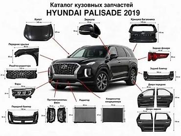 Каталог кузовных запчастей для HYUNDAI PALISADE 2019 Доступны позиции