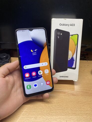 самсун а72: Samsung Galaxy A03, Б/у, 64 ГБ, цвет - Черный, 2 SIM