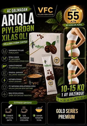 qi̇zi̇l: Vellara Form Coffee – Gold Series Premium Məhsul: Arıqlama üçün qəhvə — 2