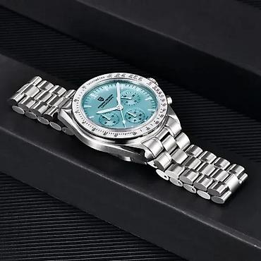 Ručni satovi: PAGANI DESIGN PD-1701 -40mm-Tiffany plava- Omega Speedmaster Potpuno — 3