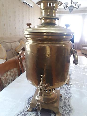 Qədim samovarlar: Qədim samovar, 1870 il, Mis, Vəziyyəti: Əla — 5