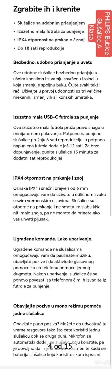 Slušalice:                         O  R  I  G  I  N  A  L ®                   P  — 12
