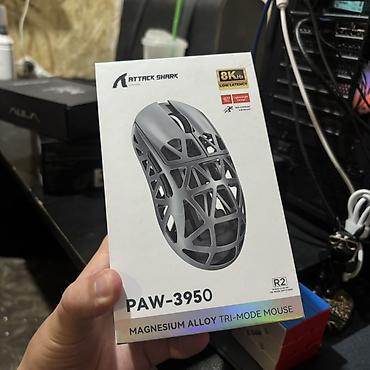 raspberry pi: Игровая мышь Attack Shark R2 (PAW-3950), магниевый сплав, три режима — 1
