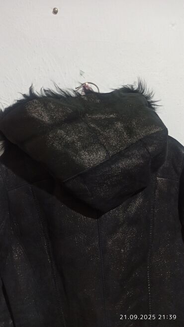 Дубленки: Дубленка, Классическая модель, Длинная модель, С капюшоном, 3XL — 10