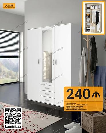 Ev və bağ: LA MİNİ brendindən 3 qapılı dolab - Ölçülər: Dərinlik 47 sm × — 1