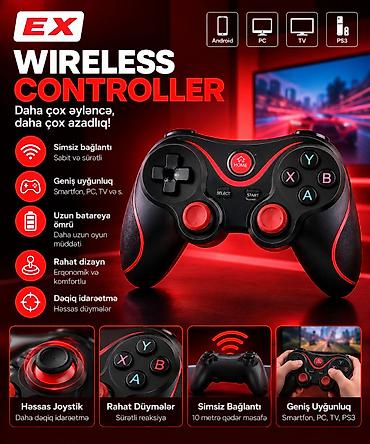 mikrofon tutucu: EX Wireless Controller – oyun azadlığını hiss et! - Simsiz bağlantı — 1