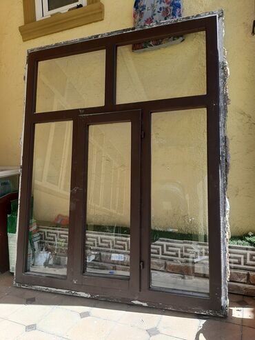 деревянные окна в бишкеке цены: Цвет - Коричневый, Б/у, Платная доставка