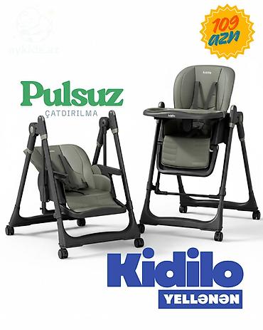 Uşaq dünyası: ✨ Kidilo 2-in-1 Uşaq Qidalandırma Masası – Yemək Masası + Yelləncək — 2