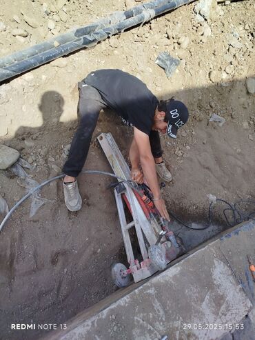 Beton işləri: Beton kəsmə beton deşmə xidməti Karot - HILTI DD 200 / 350 ilə 25 ° — 10