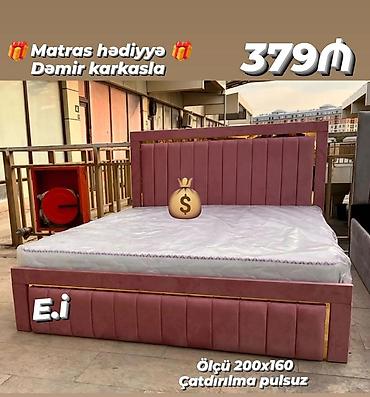 Yeni, İkinəfərlik çarpayı, Matras ilə lalafo.az -da Yeni, İkinəfərlik çarpayı, Matras ilə