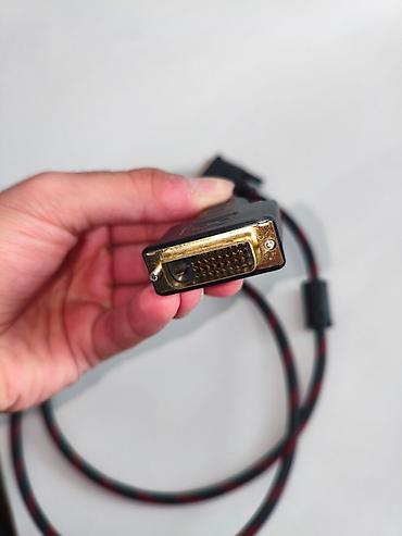 komputer aksesuar: Satılır: 1.5 metr DVI-D to DVI-D kabel Yeni, işlənməyib. Hər iki — 3