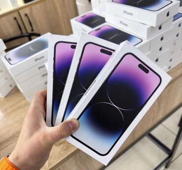 новый айфон 12 про: IPhone 14 Pro, Жаңы, 512 ГБ, Алтын, Заряддоочу түзүлүш, Кабель, Куту, 100 %