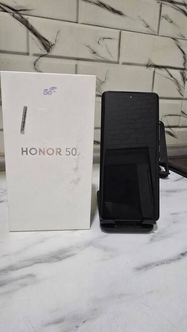 k 50: Honor 50, 128 GB, rəng - Qara, İki sim kartlı