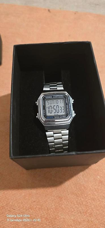 luc saat: Casio rəqəmsal qol saatı – klassik retro dizayn Xüsusiyyətlər: - — 8