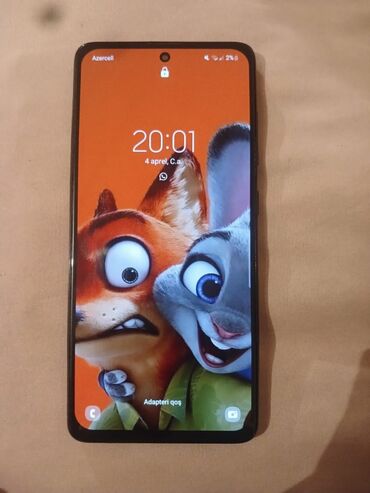 vaz 2107 ehtiyat hisseleri: Samsung A51, 128 GB, rəng - Bənövşəyi, Qırıq