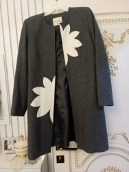 приталенные женские пиджаки: Palto, L, rəng - Boz