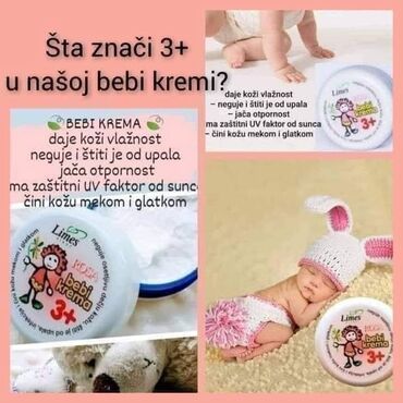 Ostale dečije stvari: BEBI KREMA 🍭🍭🍭 Bebi krema sa cinkom, alantoinom i ekstraktom nevena — 11