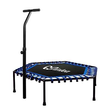 mala roda: Fitness mini-trampolin sa ručkom za držanje – heksagonalni oblik - — 3