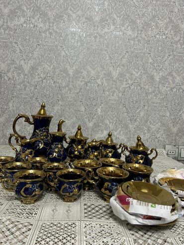 kofe dəmləyən: Çay dəsti, Şüşə, 6 nəfərlik, Türkiyə