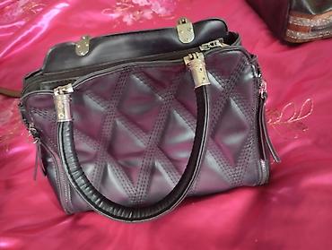 Çanta və çexollar: Qadın çantaları dəsti - Böyük çiyin çantası: qara rəngdə, yumşaq dəri — 9