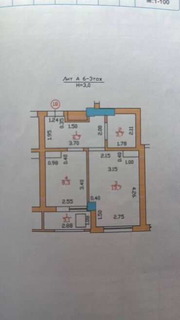 Продажа квартир: 1 комната, 33 м², Элитка, 6 этаж, ПСО (под самоотделку)