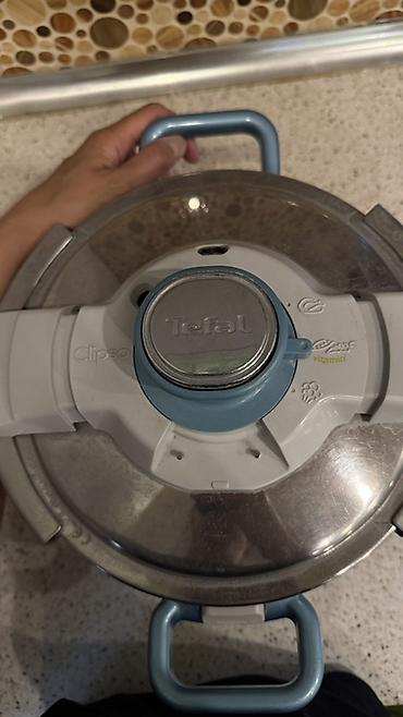 paxla: Qazan, rəng - Mavi, Paslanmayan polad, Tefal — 1