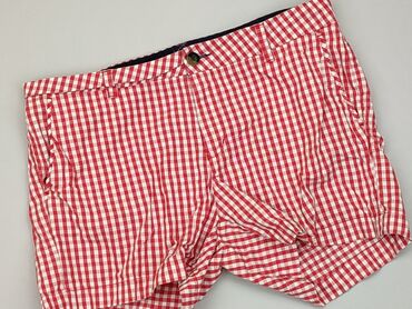 spódnice w kratę czerwone: Krótkie Spodenki Damskie, Lindex, L, stan - Dobry