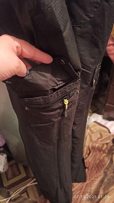 Спортивные штаны: Штаны, С карманами, С надписью, Корея, Болонь, Зима — 15