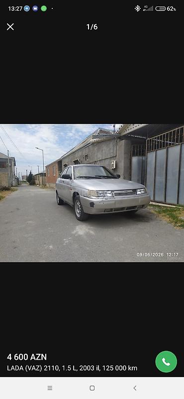daewoo damas satilir: VAZ (LADA) 2110: 1.5 l | 2003 il Sedan — 1