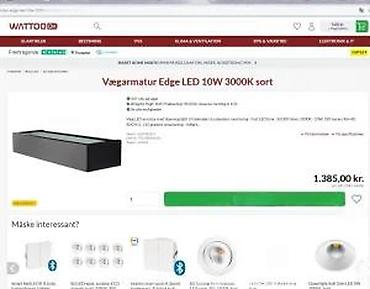 Rasveta: SG Edge zidna LED lampa – 3000K, bela - Model/serija: SG Armaturen — 16