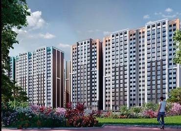 кв: 2 комнаты, 55 м², Элитка, 12 этаж, ПСО (под самоотделку) — 1