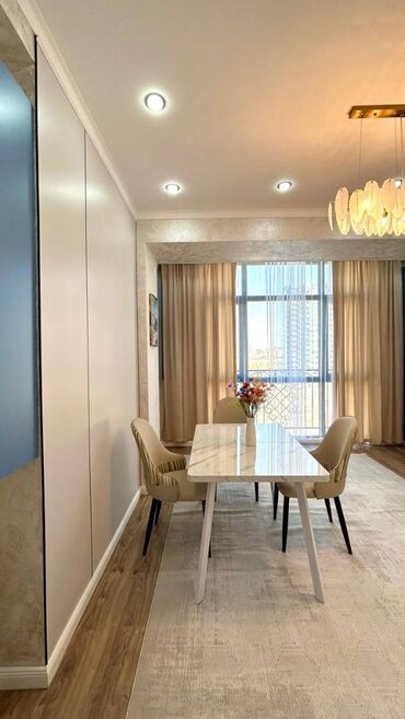 ак жол раздольное: 2 комнаты, 52 м², Элитка, 6 этаж, Дизайнерский ремонт