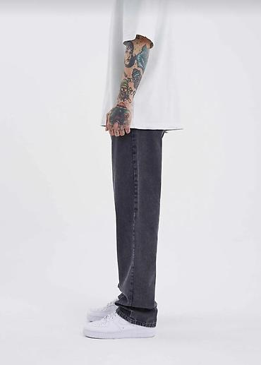 Cinslər: YENİDİR📣Kişi üçün geniş kəsimli jeans şalvar — 4
