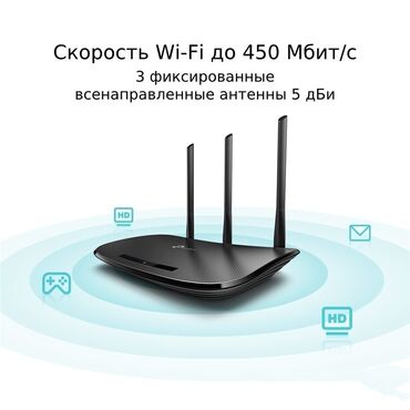 музыкальный сигнал: Wi-Fi роутер TP-Link TL- WR940N Скорость Wi-Fi до 450 Мбит/с идеально