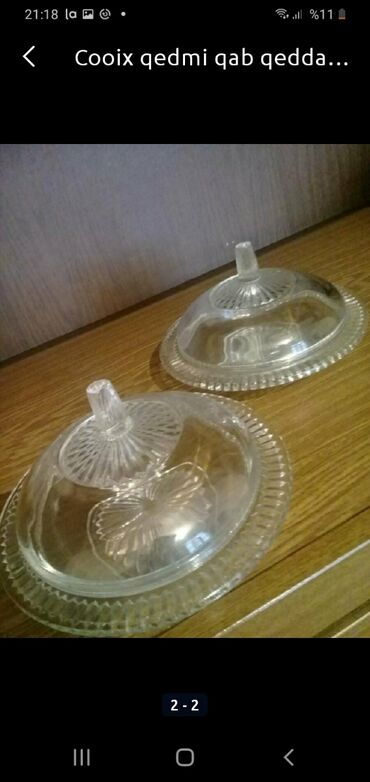 Mətbəx aksesuarları: Qedmi cooox qedmi qab. Yag qabi kimide pe dir qabi kimide qeddan