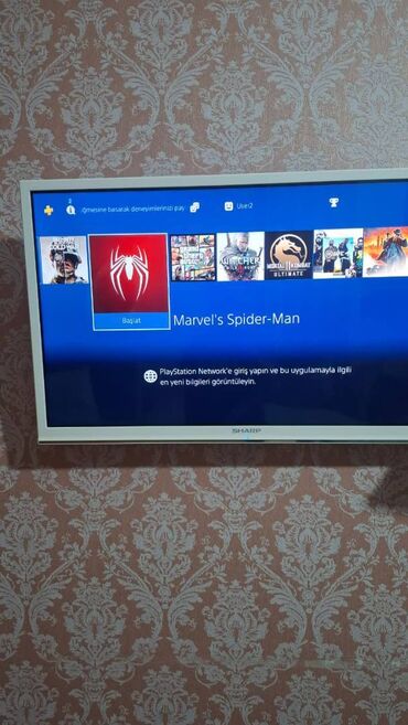 PS4 (Sony Playstation 4): Ideal ps 4 slım satılıır 1tb yaddası var ustunde sunur ve 2 pult — 2