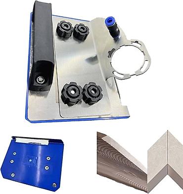 plastik qapi pencere: MDF və taxta pervaz/platbandların 45° birləşməsi üçün künc kəsim — 1