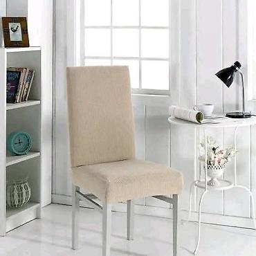 elegantni stolnjaci: Navlake za trpezarijske stolice – elastične, jacquard tkanje - — 5