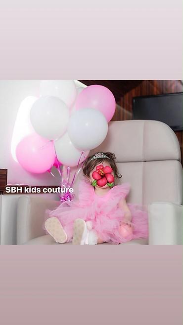 klyoş donlar: SBH kids couture – Ana-qız uyğun dəst - Rəng: açıq çəhrayı - Stil — 1