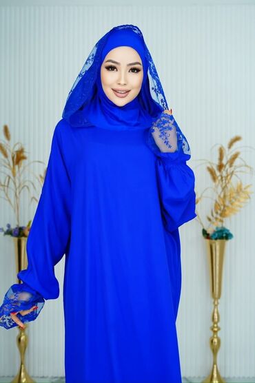 штапель таджикские платья: Повседневное платье, Длинная модель, Штапель, Оверсайз, One size