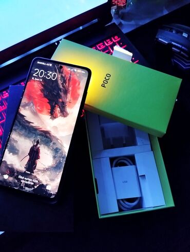 poco x7 pro irşad: Poco X3 Pro, 256 GB, rəng - Göy, Sensor, Barmaq izi, Face ID