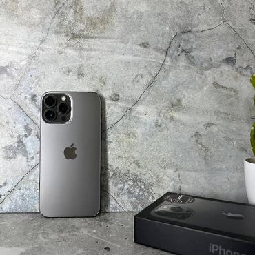 Apple iPhone: IPhone 14 Pro Max, Б/у, 256 ГБ, Jet Black, Зарядное устройство, Защитное стекло, Чехол, 95 %