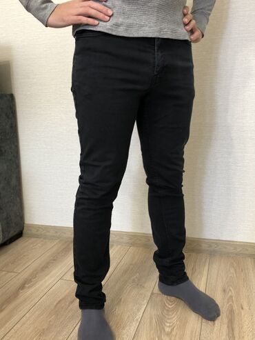 мужской одежды: Брюки S (EU 36), цвет - Черный