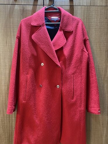 Пальто, Tommy Hilfiger, S (EU 36), цвет - Красный